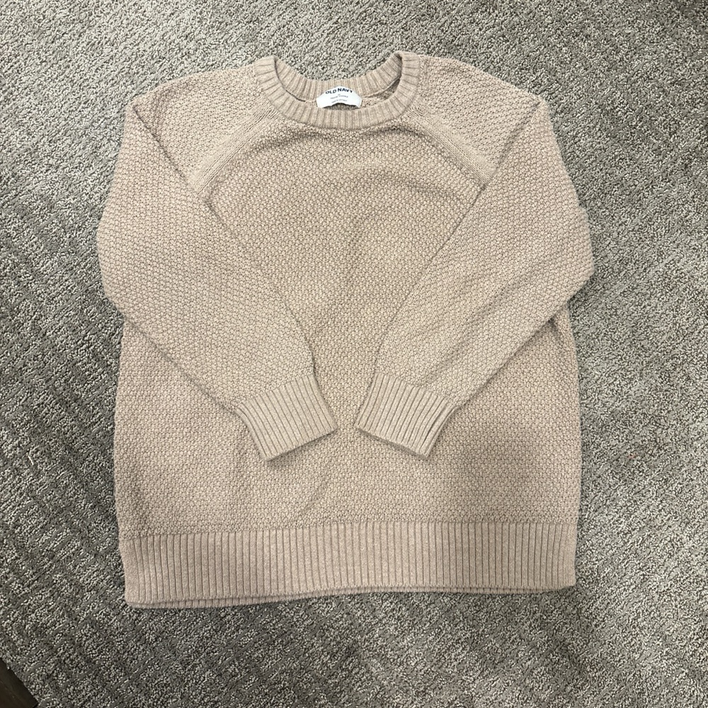 OLD NAVY  women’s soft tan tunic sweater